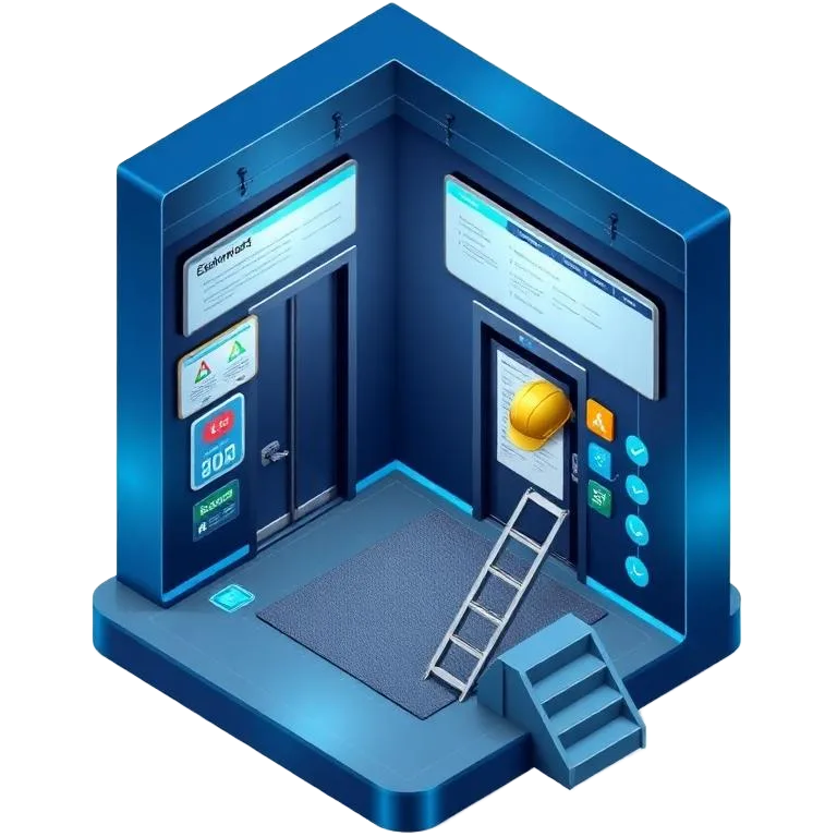 Elevator job and project tracking visualization
